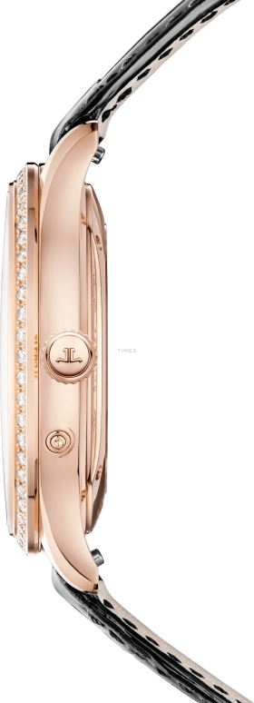 Jaeger-LeCoultre,Master Ultra Thin 36mm,36mm,Rose Gold,Silver,Grey,Automatic,Moonphase,Day,Q1242502