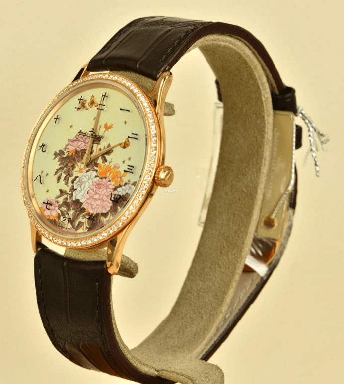 Jaeger-LeCoultre,Master 38mm,38mm,Rose Gold,Yellow,Multi-Color,Handwound,35hours,In-house Caliber,Q13424C1