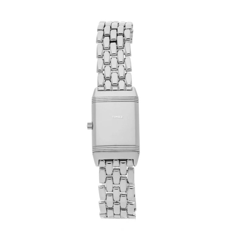 Jaeger-LeCoultre,Reverso 33x20.50mm,33x20.50mm,Stainless Steel,Silver White,Quartz,In-house Caliber,Sapphire,Crystal Glass,Q2618120