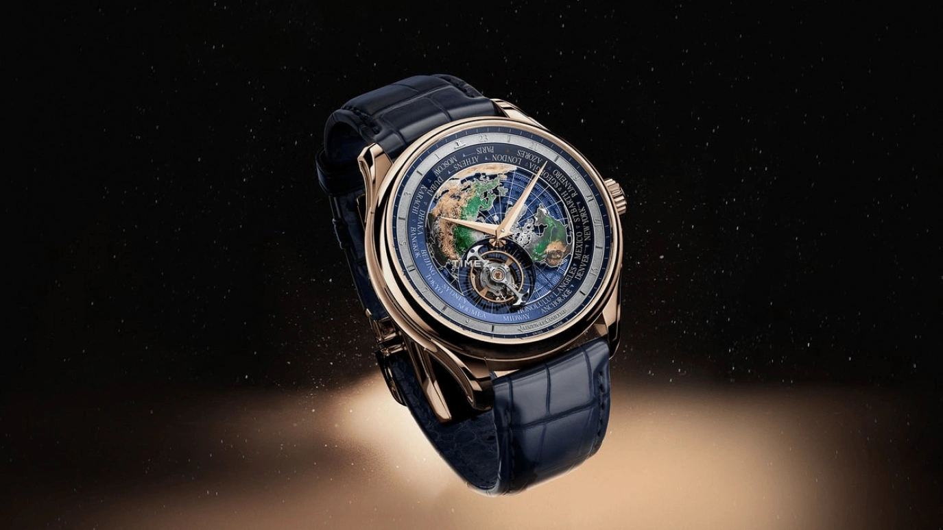 Jaeger-LeCoultre,Master Hybris Artistica 43mm,43mm,Rose Gold,Blue,Multi-Color,Automatic,World Time,Tourbillon,Q52824E2
