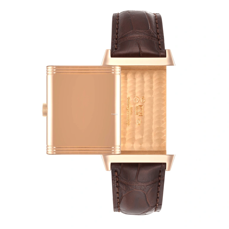 Jaeger-LeCoultre,Reverso 42x26mm,42x26mm,Yellow Gold,White,Handwound,Power Reserve Indicator,In-house Caliber,Q2702420