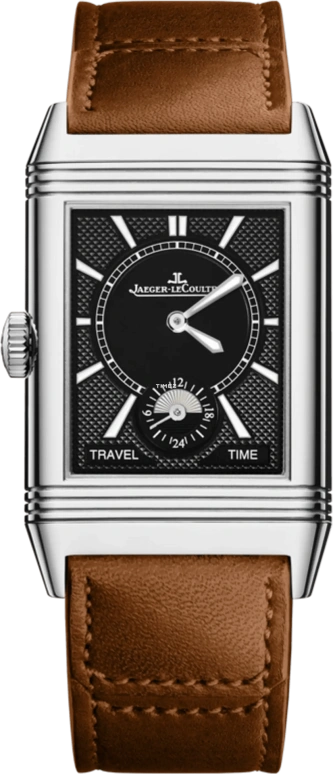 Jaeger-LeCoultre,Reverso 47x28.30mm,47x28.30mm,Stainless Steel,Silver,Grey,Handwound,Dule Time,Day / Night Indication,Q3848423