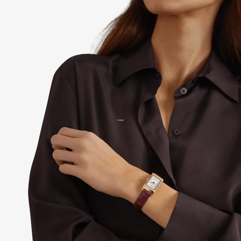 Jaeger-LeCoultre,Reverso 40.10x20mm,40.10x20mm,Rose Gold,White,Handwound,38hours,In-house Caliber,Q334256J