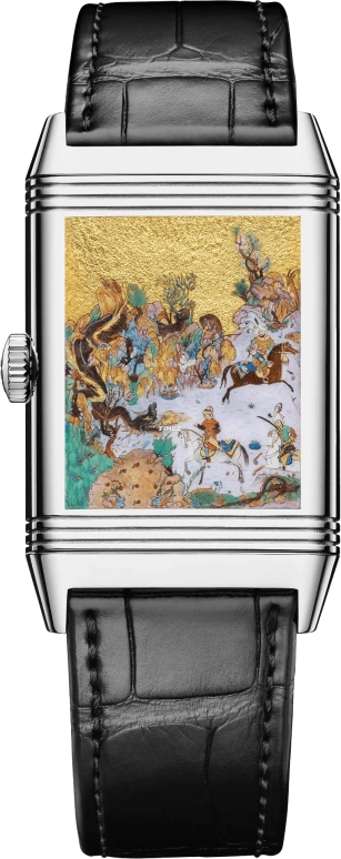 Jaeger-LeCoultre,Reverso 45.60x27.40mm,45.60x27.40mm,White Gold,Blue,Multi-Color,Handwound,45hours,In-house Caliber,Q39334S2