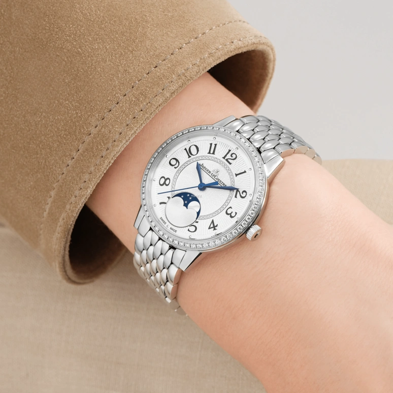 Jaeger-LeCoultre,Rendez-Vous 34mm,34mm,Stainless Steel,Silver,Automatic,Moonphase,45hours,Q3578131