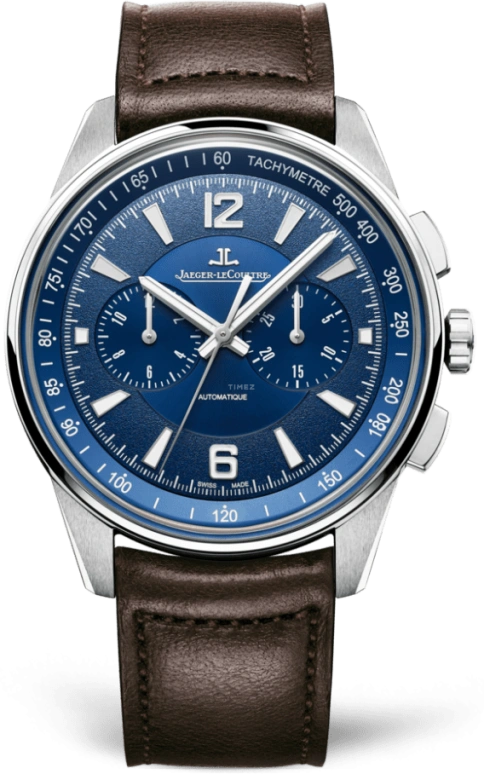 Jaeger-LeCoultre,Polaris 42mm,42mm,Stainless Steel,Blue,Automatic,Chronograph,Column Wheel,Q9028480