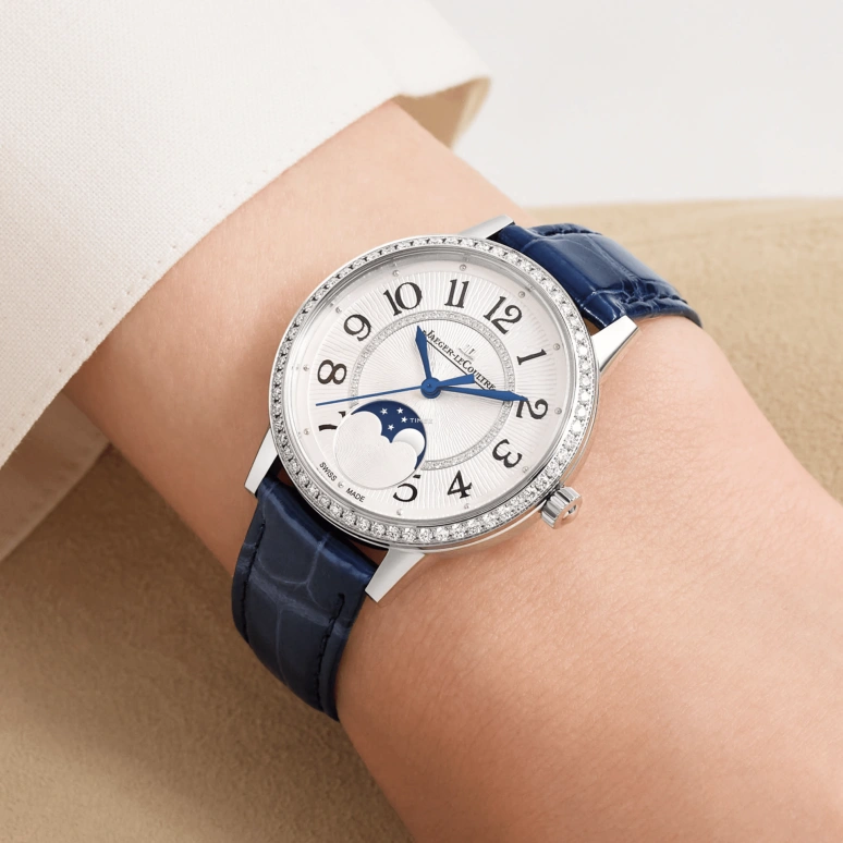 Jaeger-LeCoultre,Rendez-Vous 34mm,34mm,Stainless Steel,Silver,Automatic,Moonphase,45hours,Q3578431
