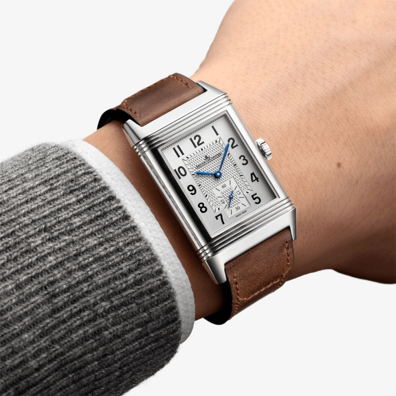 Jaeger-LeCoultre,Reverso 28.30mm,28.30mm,Stainless Steel,Silver,Handwound,42hours,In-house Caliber,Q3848422