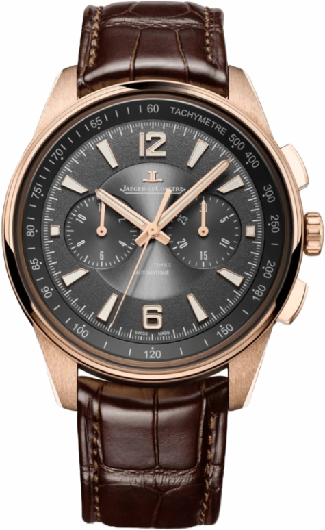 Jaeger-LeCoultre,Polaris 42mm,42mm,Pink Gold,Grey,Automatic,Chronograph,Column Wheel,Q9022450