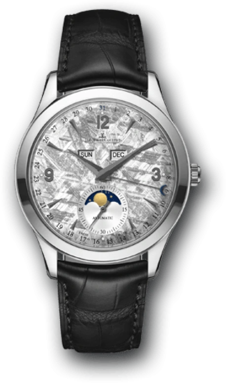 Jaeger-LeCoultre,Master 39mm,39mm,Stainless Steel,Silver,Automatic,Moonphase,Month,Date,Day,43hours,In-house Caliber,1558421