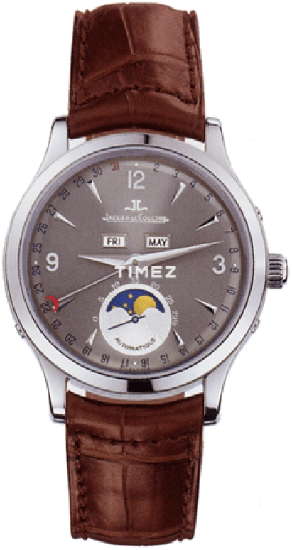 Jaeger-LeCoultre,Master 37mm,37mm,White Gold,Grey,Black,Automatic,Moonphase,Month,Date,Day,45hours,In-house Caliber,Q143347A