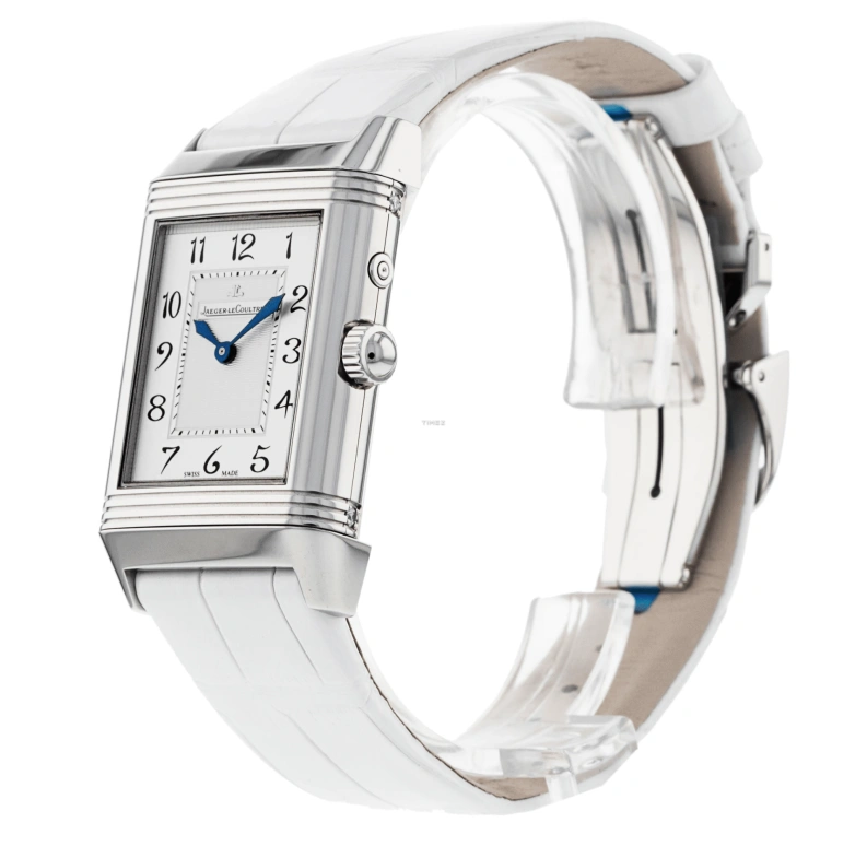 Jaeger-LeCoultre,Reverso 40.20x25mm,40.20x25mm,Stainless Steel,Black,Silver,Handwound,Dule Time,45hours,2698420