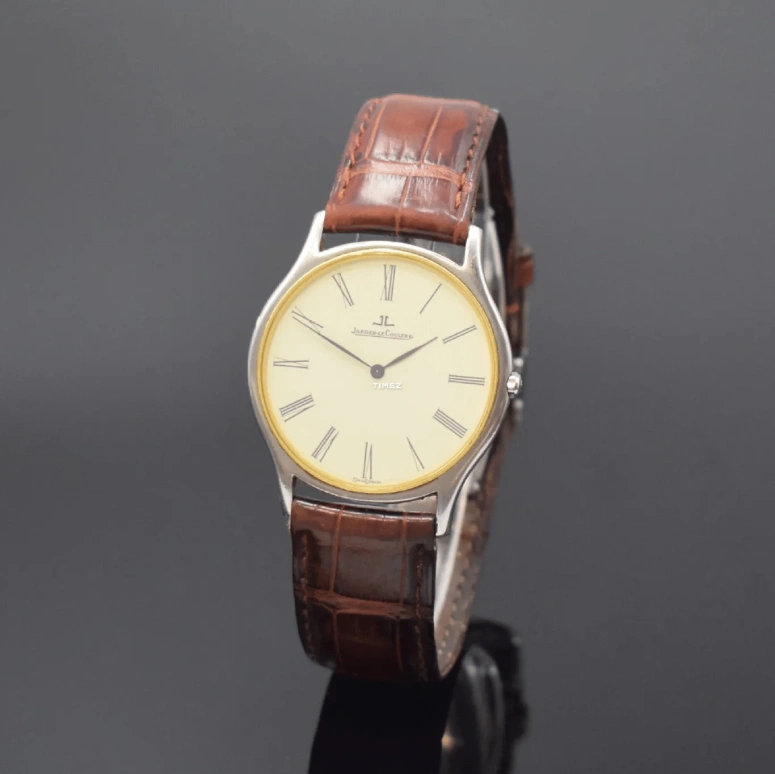 Jaeger-LeCoultre,Other 33mm,33mm,Stainless Steel,Cream white,Quartz,Sapphire,Round,140,140.112.5