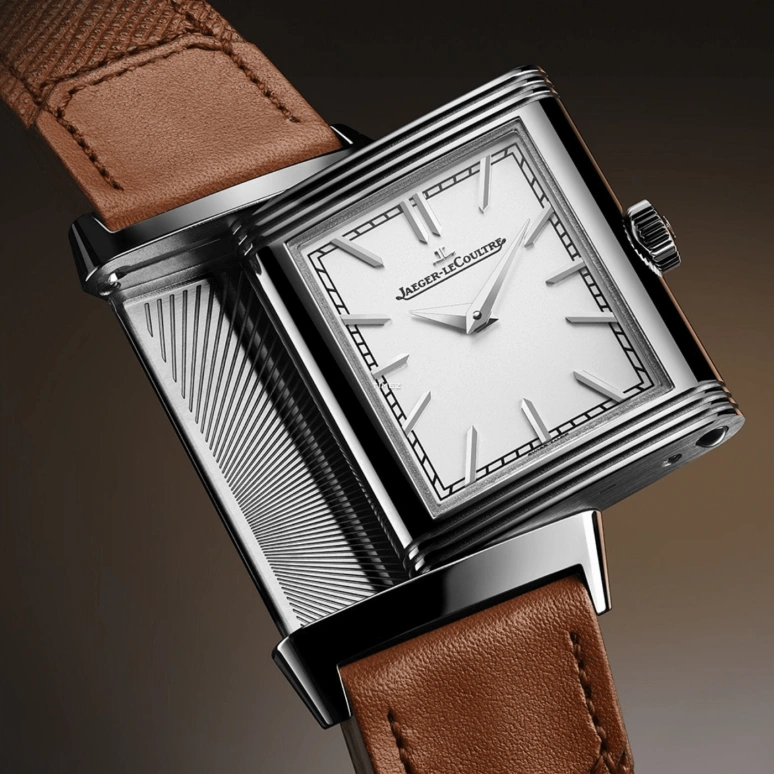 Jaeger-LeCoultre,Reverso 40.10x24.40mm,40.10x24.40mm,Stainless Steel,White,Handwound,45hours,In-house Caliber,Q7168420