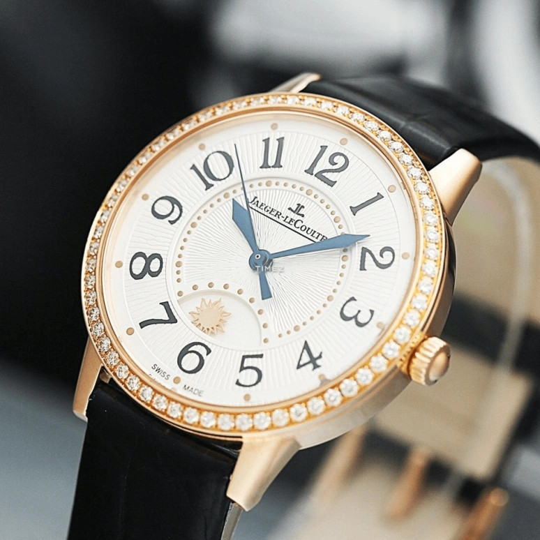 Jaeger-LeCoultre,Rendez-Vous 34mm,34mm,Rose Gold,Silver,Automatic,Moonphase,40hours,Q3442520