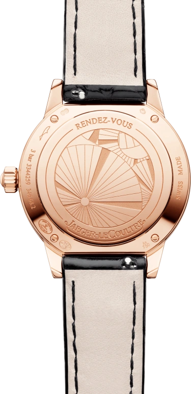 Jaeger-LeCoultre,Rendez-Vous 29mm,29mm,Pink Gold,Silver,Quartz,Day,Sapphire,Q3402530