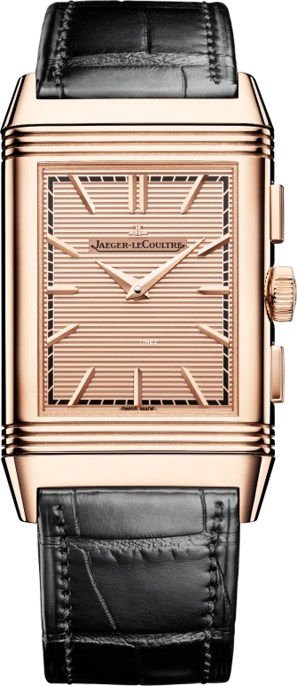 Jaeger-LeCoultre,Reverso 49.40x29.90mm,49.40x29.90mm,Rose Gold,Handwound,Chronograph,Retrograde,Q389256J