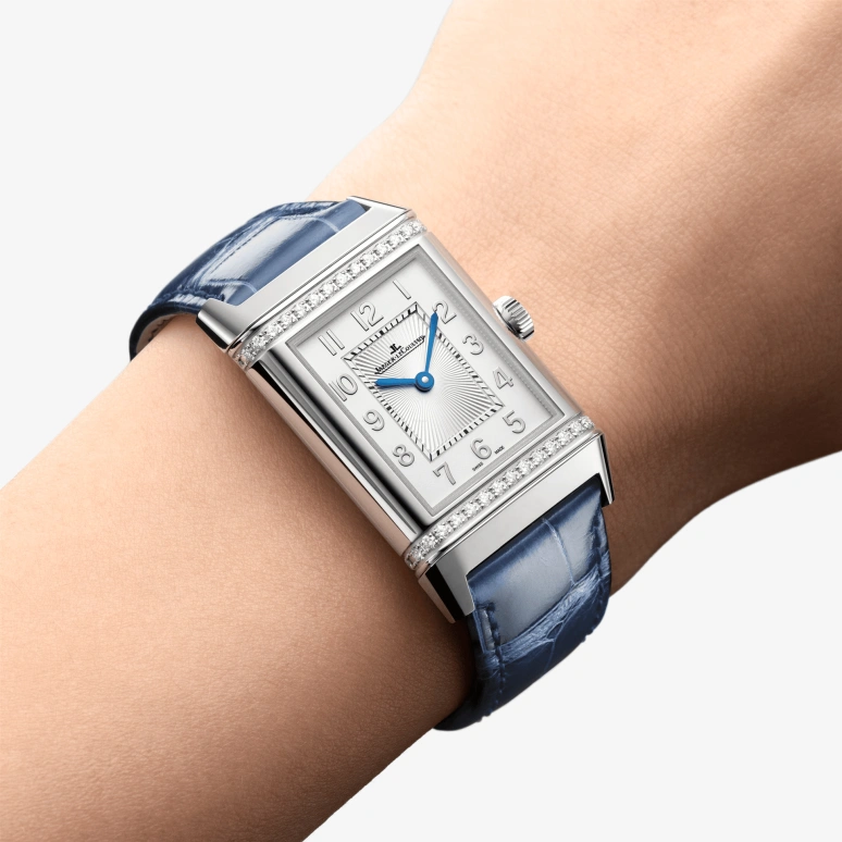 Jaeger-LeCoultre,Reverso 40x24.40mm,40x24.40mm,Stainless Steel,Blue,Silver,Automatic,38hours,In-house Caliber,Q2578480