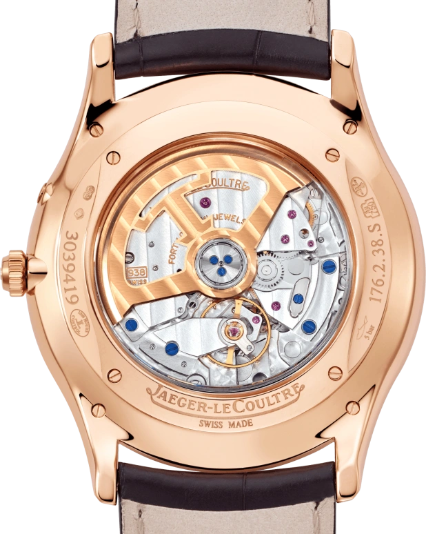 Jaeger-LeCoultre,Master 39mm,39mm,Pink Gold,Beige,Automatic,Date,Power Reserve Indicator,Q1372501