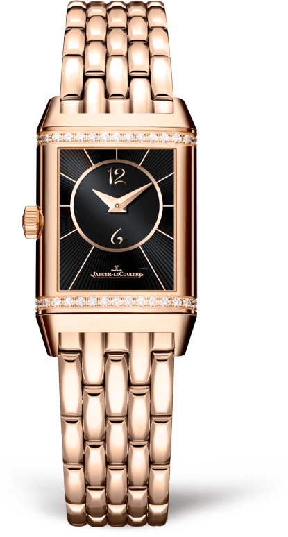 Jaeger-LeCoultre,Reverso 21mm,21mm,Pink Gold,Silver,Handwound,38hours,In-house Caliber,Ni Ni,Q2662130