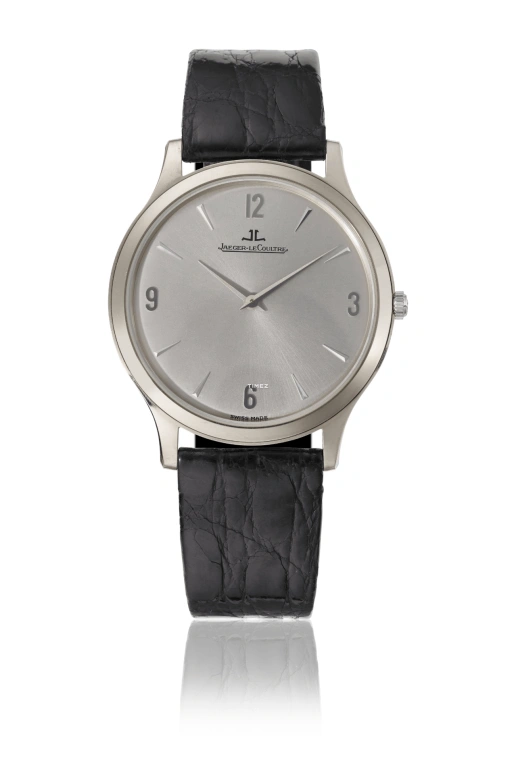 Jaeger-LeCoultre,Master Ultra Thin 34mm,34mm,White Gold,Silver,Handwound,35hours,In-house Caliber,145,145.340.794B
