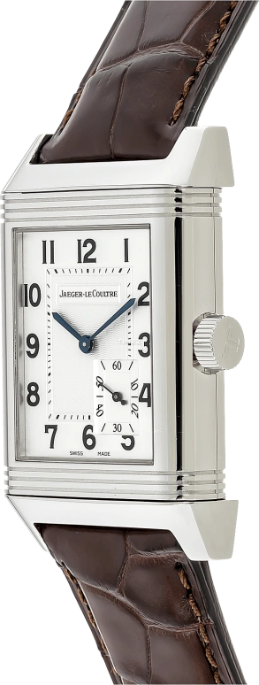 Jaeger-LeCoultre,Reverso 29x46.50mm,29x46.50mm,Stainless Steel,Silver White,Handwound,Power Reserve Indicator,Sapphire,Crystal Glass,Q3018420