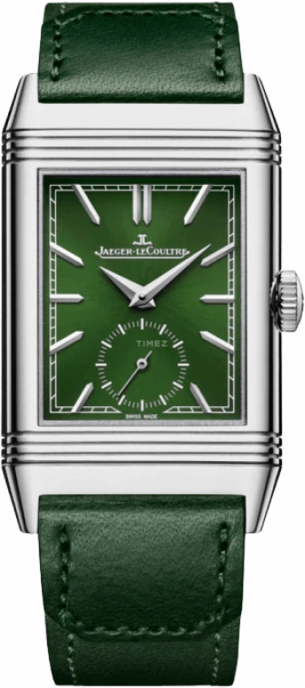 Jaeger-LeCoultre,Reverso 27.40mm,27.40mm,Stainless Steel,Green,Handwound,45hours,In-house Caliber,3978430