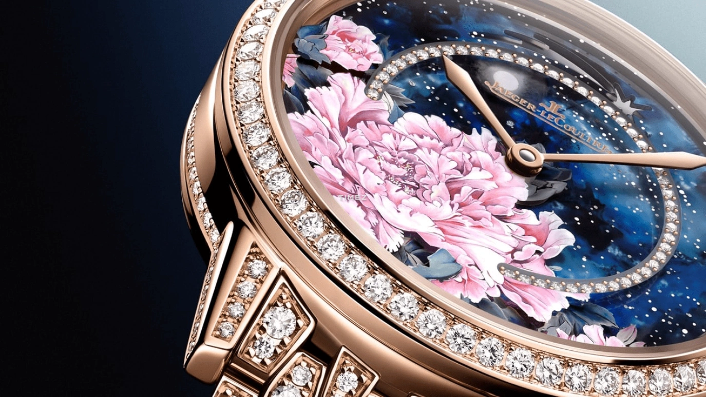Jaeger-LeCoultre,Rendez-Vous 36mm,36mm,Rose Gold,Multi-Color,Blue,Pink,Automatic,In-house Caliber,Sapphire,Q36423C3