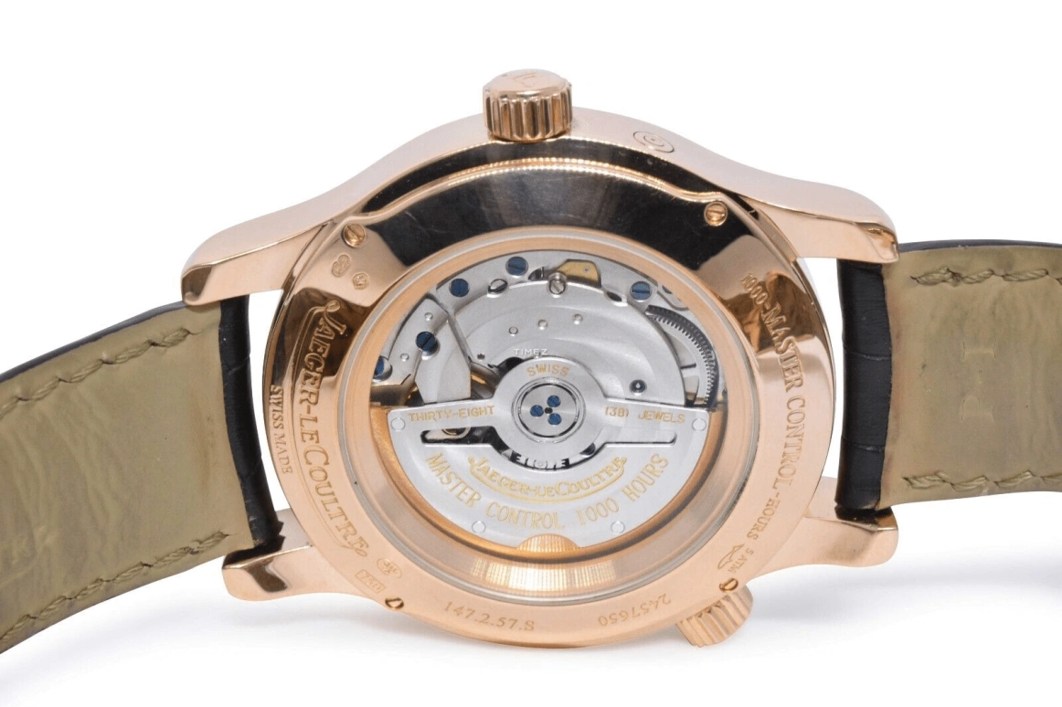 Jaeger-LeCoultre,Master 40mm,40mm,Rose Gold,Silver,Grey,Automatic,Day,Power Reserve Indicator,Dule Time,World Time,In-house Caliber,Sapphire,Crystal Glass,Q1502420