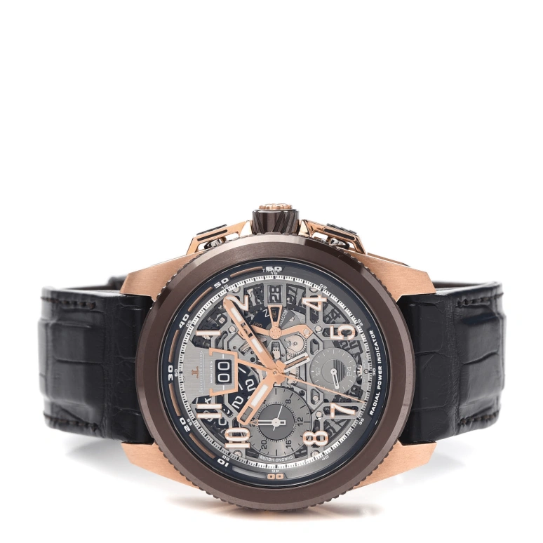 Jaeger-LeCoultre,Master Extreme 46.80mm,46.80mm,Red Gold,Skeleton,Automatic,Chronograph,Day,Power Reserve Indicator,Q203S540