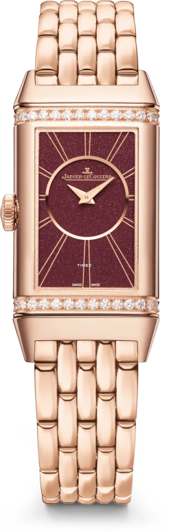 Jaeger-LeCoultre,Reverso 40.10x20mm,40.10x20mm,Rose Gold,White,Silver,Handwound,38hours,In-house Caliber,Q334216J