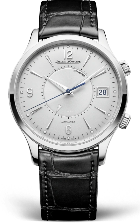 Jaeger-LeCoultre,Master 40mm,40mm,Stainless Steel,Silver,Automatic,Chronograph,Day,Alarm,Q411843J