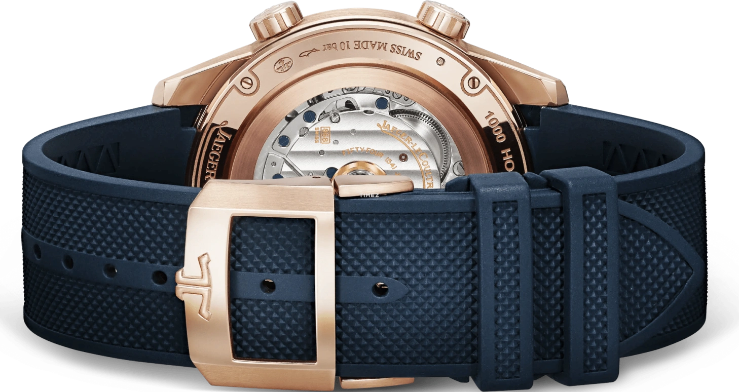 Jaeger-LeCoultre,Polaris 42mm,42mm,Rose Gold,Blue,Automatic,Chronograph,Moonphase,Perpetual Calendar,Month,38hours,In-house Caliber,Q9082680J