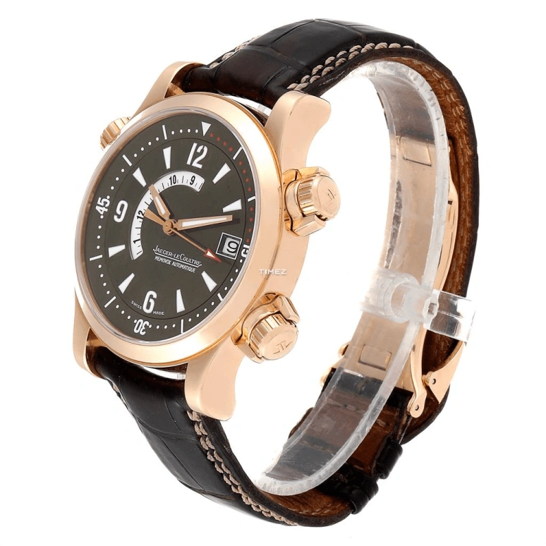 Jaeger-LeCoultre,Master 41.50mm,41.50mm,Rose Gold,Coffee,Brown,Automatic,Day,Sapphire,Crystal Glass,Q1702440