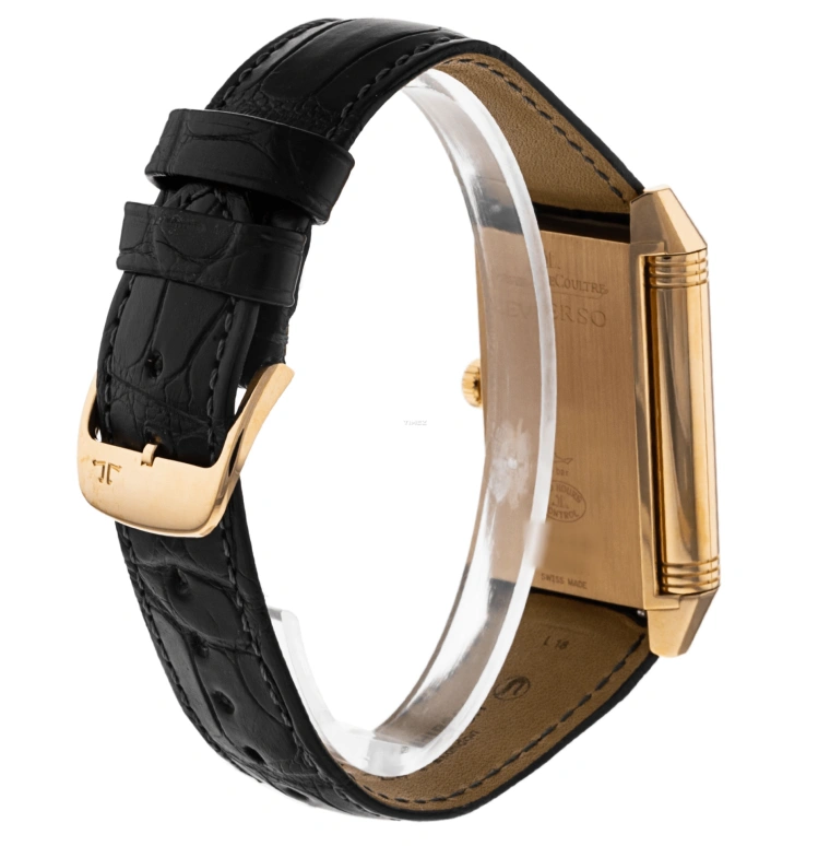 Jaeger-LeCoultre,Reverso 48.50x30mm,48.50x30mm,Rose Gold,White,Handwound,48hours,In-house Caliber,Q3732520