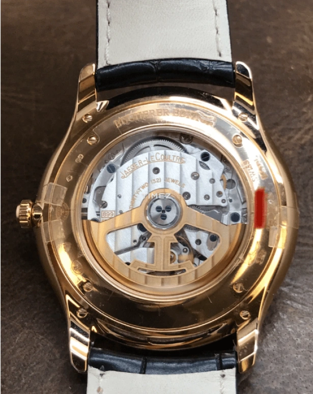 Jaeger-LeCoultre,Master Ultra Thin 40mm,40mm,Rose Gold,Pink Gold,Blue,Automatic,Day,43hours,Q128258S