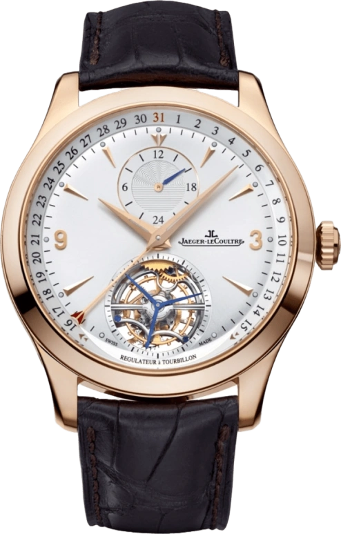 Jaeger-LeCoultre,Master 41.50mm,41.50mm,Pink Gold,Silver,Automatic,Date,Tourbillon Escapement,Q1562421