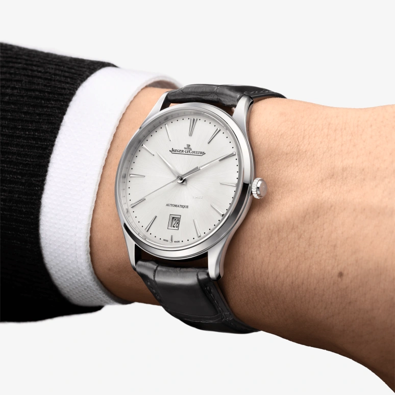 Jaeger-LeCoultre,Master Ultra Thin 39mm,39mm,Stainless Steel,Silver,Automatic,Day,43hours,Q1238421