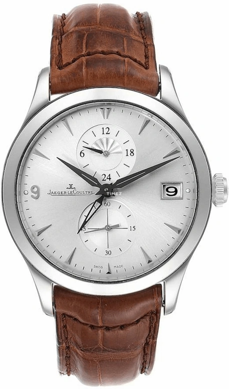 Jaeger-LeCoultre,Master 40mm,40mm,Stainless Steel,Silver,Automatic,Day,Dule Time,Q1628430
