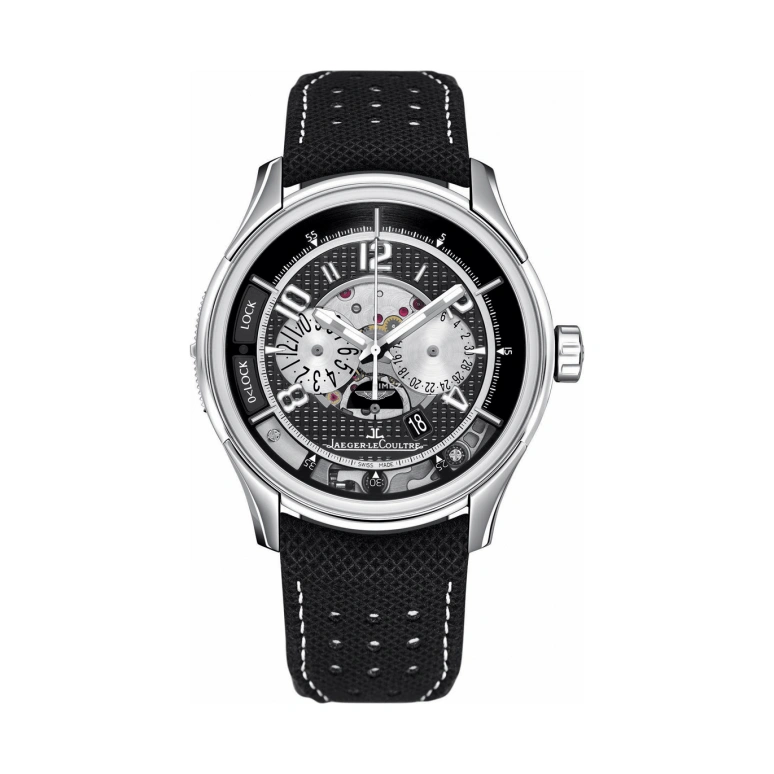 Jaeger-LeCoultre,AMVOX 44mm,44mm,Stainless Steel,Luminous,Black,Automatic,Day,65hours,Q1928470