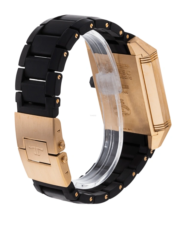 Jaeger-LeCoultre,Reverso 35mm,35mm,Rose Gold,Black,Automatic,Day,Dule Time,Day / Night Indication,7002671