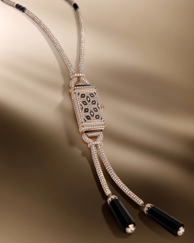 Jaeger-LeCoultre,Reverso 36.78x18mm,36.78x18mm,Rose Gold,Black,Handwound,In-house Caliber,Sapphire,Q3272301