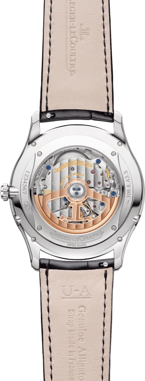 Jaeger-LeCoultre,Master 39mm,39mm,Stainless Steel,Black,Automatic,Moonphase,Day,Q1368471