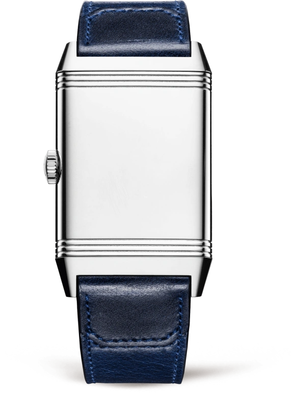 Jaeger-LeCoultre,Reverso 27.40mm,27.40mm,Stainless Steel,Blue,Handwound,45hours,In-house Caliber,3978480