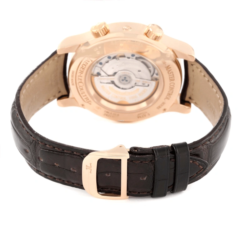 Jaeger-LeCoultre,Master 41.50mm,41.50mm,Rose Gold,Silver White,Automatic,Day,Power Reserve Indicator,World Time,Q1522420