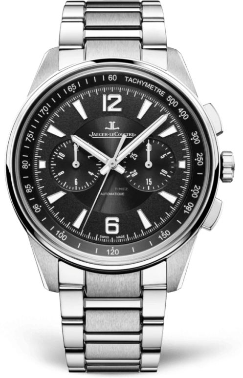 Jaeger-LeCoultre,Polaris 42mm,42mm,Stainless Steel,Black,Automatic,Chronograph,Column Wheel,Q9028170