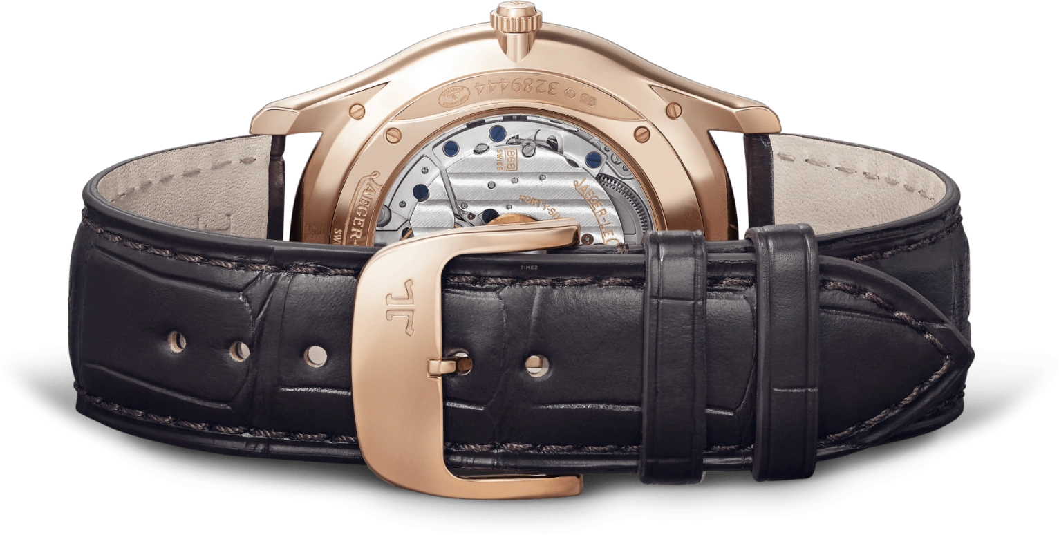 Jaeger-LeCoultre,Master 39mm,39mm,Pink Gold,Beige,Automatic,Moonphase,Perpetual Calendar,Month,Date,38hours,In-house Caliber,Q1302520