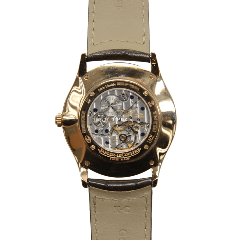 Jaeger-LeCoultre,Master 38mm,38mm,Rose Gold,Coffee,Brown,Handwound,35hours,In-house Caliber,Q1342450