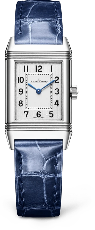 Jaeger-LeCoultre,Reverso 21x35.78mm,21x35.78mm,Stainless Steel,Silver,Quartz,In-house Caliber,Sapphire,Crystal Glass,Q2618541