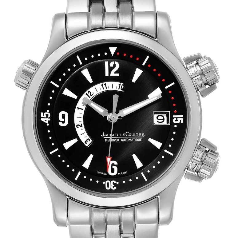 Jaeger-LeCoultre,Master 41.50mm,41.50mm,Stainless Steel,Black,Automatic,Day,Sapphire,Crystal Glass,Q1708170